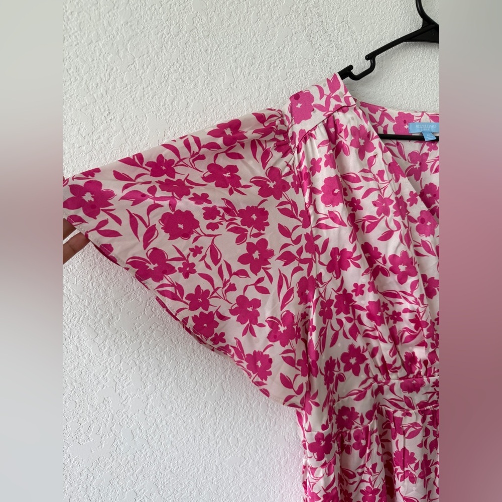 Draper James Rsvp Flutter Sleeve Wrap Maxi Dress - image 5